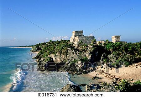 Mexico, Tulum View Large Photo Image Stock Image - Mexico, Tulum. Fotosearch