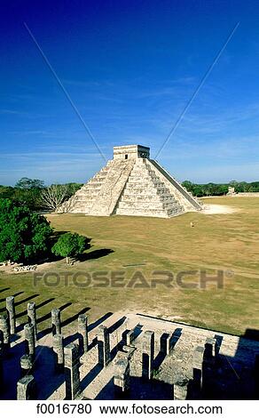 Stock Image - Mexico, Yucatan, Chichen Itza. Fotosearch