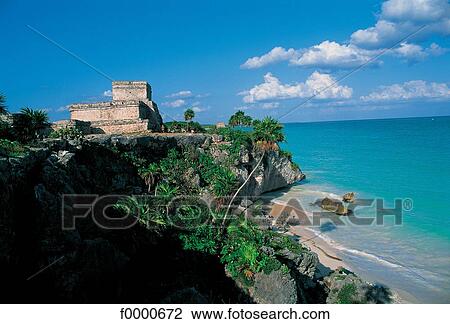 Stock Image - Mexico, Yucatan, Tulum. Fotosearch