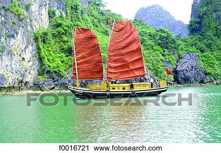 Vietnam, Halong bay View Large Photo Image Stock Image - Vietnam, Halong bay. Fotosearch