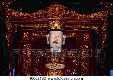 Stock Image - Vietnam, Hanoi, temple of Litterature. Fotosearch