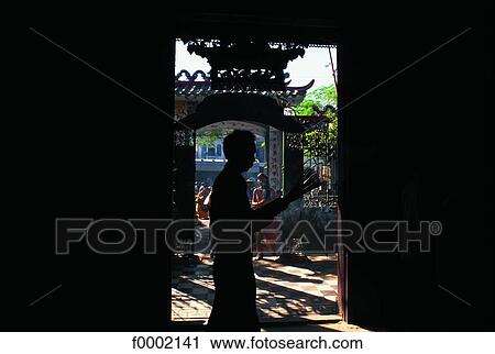 Stock Image - Vietnam, Ho Chi Minh city, Phuoc An Hoi Quan pagoda. Fotosearch