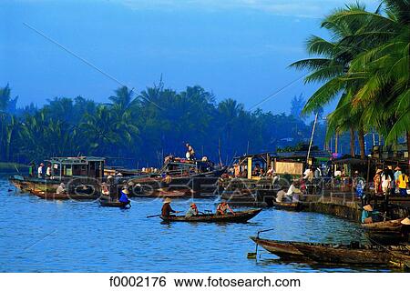Vietnam, Hoi An View Large Photo Image Stock Photograph - Vietnam, Hoi An. Fotosearch