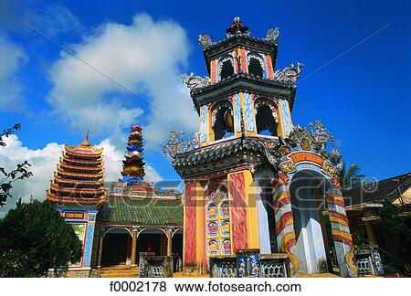 Vietnam, Long Tuen, Hoi An, pagoda View Large Photo Image Stock Photo - Vietnam, Long Tuen, Hoi An, pagoda. Fotosearch