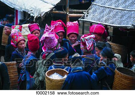 Stock Photo - Vietnam, North, market. Fotosearch