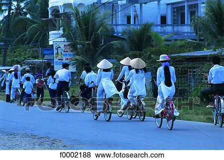 Stock Photo - Vietnam, students. Fotosearch