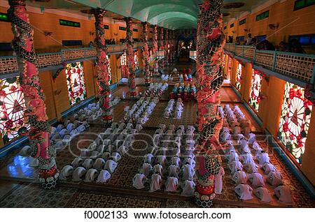 Vietnam, Tay Ninh, Cao Dai temple View Large Photo Image Stock Image - Vietnam, Tay Ninh, Cao Dai temple. Fotosearch