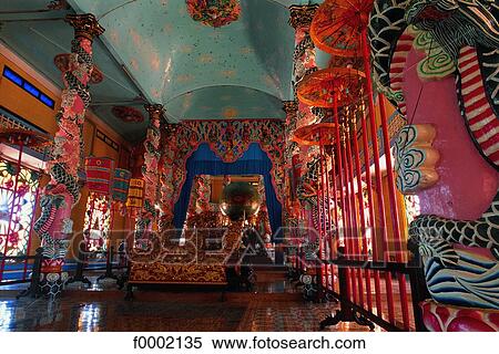 Stock Photography - Vietnam, Tay Ninh, Cao Dai temple. Fotosearch