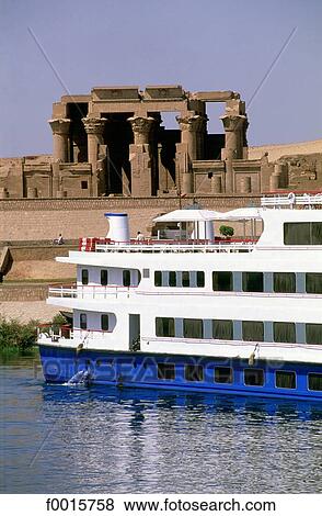 Egypt, cruise on river Nile, Kom Ombo temple View Large Photo Image Stock Photo - Egypt, cruise on river Nile, Kom Ombo temple. Fotosearch