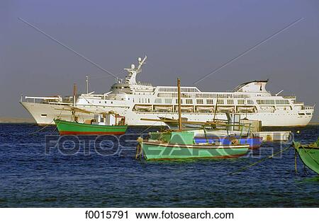 Egypt, Red sea, anchored bats at Hourghada View Large Photo Image Stock Image - Egypt, Red sea, anchored bats at Hourghada. Fotosearch