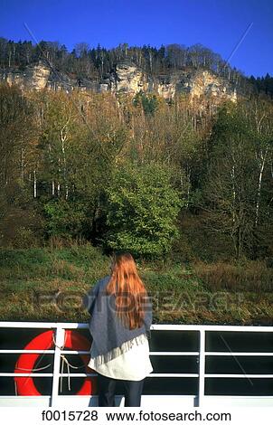 Germany, cruise on Elbe river View Large Photo Image Stock Photo - Germany, cruise on Elbe river. Fotosearch