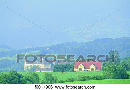 Stock Photograph - Austria, Piber monastery. Fotosearch