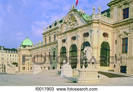 Austria, Vienna, Belvedere castle View Large Photo Image Stock Image - Austria, Vienna, Belvedere castle. Fotosearch