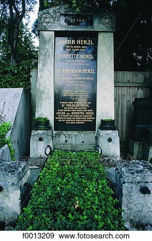 Austria, Vienna, Th. Herzel's grave, the man who founded sionism (now in Israel) View Large Photo Image Stock Photo - Austria, Vienna, Th. Herzel's grave, the man who founded sionism (now in Israel). Fotosearch
