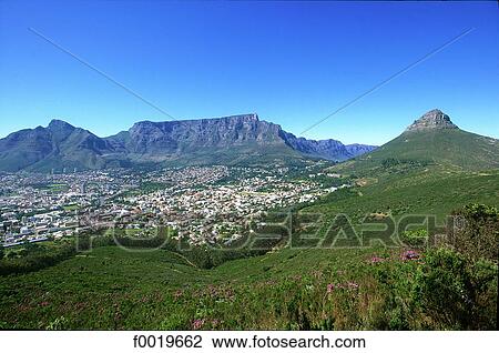 South Africa, Cape town, Table mountain at rear View Large Photo Image Stock Image - South Africa, Cape town, Table mountain at rear. Fotosearch