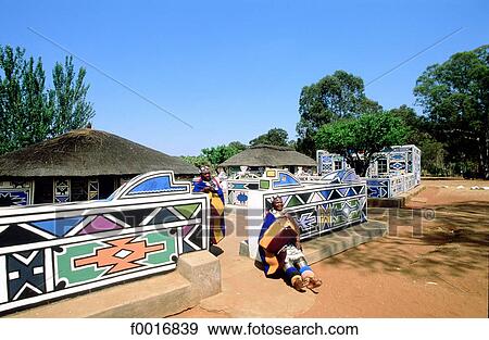 South Africa, Ndebele village View Large Photo Image Stock Photo - South Africa, Ndebele village. Fotosearch