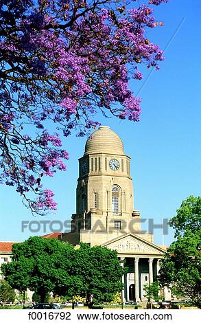 Stock Image - South Africa, Pretoria, city hall. Fotosearch