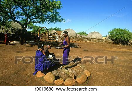 South Africa, Shakaland, Zulu village View Large Photo Image Stock Photo - South Africa, Shakaland, Zulu village. Fotosearch