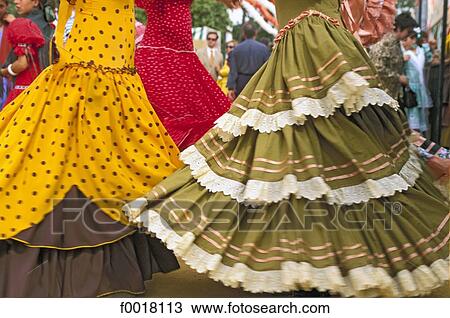 Spain, Andalusia, Seville, during the Feria View Large Photo Image Stock Image - Spain, Andalusia, Seville, during the Feria. Fotosearch