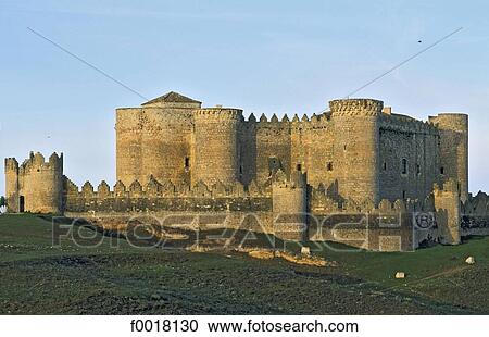 Spain, Castilla-La Mancha, Belmonte castle View Large Photo Image Stock Image - Spain, Castilla-La Mancha, Belmonte castle. Fotosearch