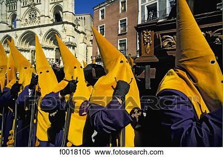 Stock Photography - Spain, Castilla-La Mancha, Cuenca, penitents. Fotosearch
