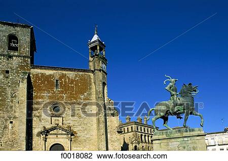 Spain, Extremadura, Trujillo View Large Photo Image Stock Image - Spain, Extremadura, Trujillo. Fotosearch