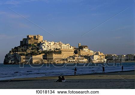 Spain, Valencia, Peniscola View Large Photo Image Picture - Spain, Valencia, Peniscola. Fotosearch