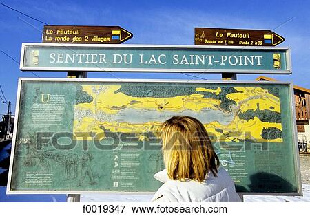 Stock Photo - France, Franche Comté, Lake St Point, panoramic table. Fotosearch