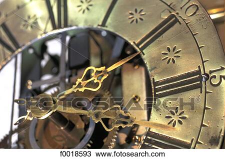 Stock Image - France, Franche Comté, Morteau, clockmaking. Fotosearch