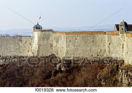 Stock Photo - France, Franche Comté, the Citadel of Besancon. Fotosearch