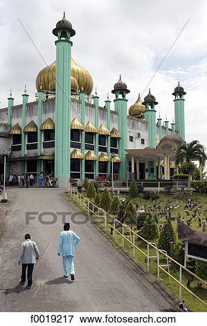 Malaysia, Borneo, Sarawak, Kuching, National Mosque View Large Photo Image Stock Photo - Malaysia, Borneo, Sarawak, Kuching, National Mosque. Fotosearch