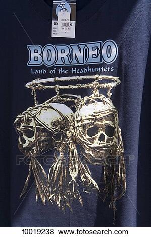 Malaysia, Borneo, Sarawak, Kuching, souvenirs with shrunken head View Large Photo Image Stock Photo - Malaysia, Borneo, Sarawak, Kuching, souvenirs with shrunken head. Fotosearch