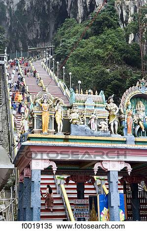 Malaysia, Kuala Lumpur, Batu caves, buddhist sanctuary View Large Photo Image Stock Photography - Malaysia, Kuala Lumpur, Batu caves, buddhist sanctuary. Fotosearch