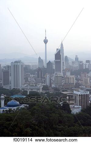 Malaysia, Kuala Lumpur, overview View Large Photo Image Picture - Malaysia, Kuala Lumpur, overview. Fotosearch