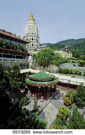 Stock Photo - Malaysia, Penang, George Town, chinese temple Kek kok si. Fotosearch
