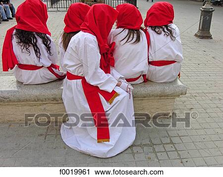 Stock Image - Italy, Sicily, Cambodia, Angkor Wat, carved Devatas. Fotosearch