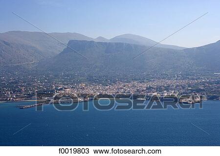 Stock Image - Italy, Sicily, Castel di Tusa, fishing boat. Fotosearch