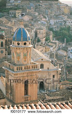 Stock Photo - Italy, Sicily, Raguse Ibla. Fotosearch
