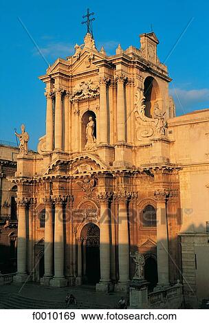 Stock Photo - Italy, Sicily, Syracuse, Greek theatre. Fotosearch