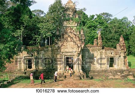 Cambodia, Angkor, Baphuon View Large Photo Image Stock Photo - Cambodia, Angkor, Baphuon. Fotosearch