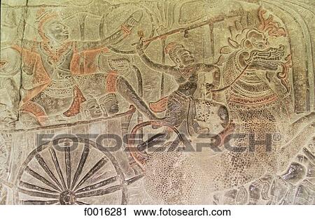 Cambodia, Angkor Wat, ramayana scene View Large Photo Image Stock Image - Cambodia, Angkor Wat, ramayana scene. Fotosearch