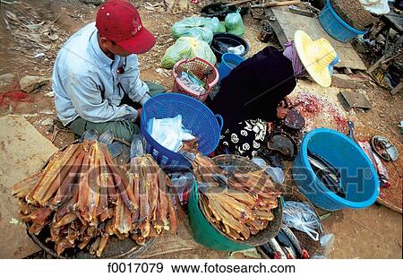 Cambodia, Siem Reap, market near lake Tonle Sap View Large Photo Image Stock Photo - Cambodia, Siem Reap, market near lake Tonle Sap. Fotosearch