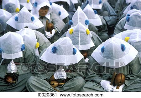 South Korea, Seoul, Buddhist nuns at pray View Large Photo Image Stock Image - South Korea, Seoul, Buddhist nuns at pray. Fotosearch
