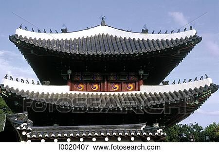 South Korea, Seoul, Changdokkung palace View Large Photo Image Stock Photo - South Korea, Seoul, Changdokkung palace. Fotosearch