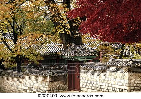South Korea, Seoul, Changdokkung palace View Large Photo Image Stock Photo - South Korea, Seoul, Changdokkung palace. Fotosearch