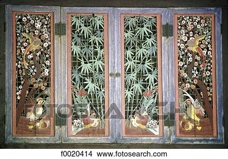 South Korea, Seoul, Chogye Sa temple, painted board View Large Photo Image Picture - South Korea, Seoul, Chogye Sa temple, painted board. Fotosearch