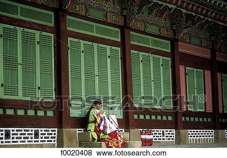 Stock Photo - South Korea, Seoul, Kyongbokkung palace. Fotosearch