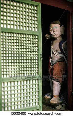South Korea, Songwang Sa temple, the temple guardian View Large Photo Image Stock Image - South Korea, Songwang Sa temple, the temple guardian. Fotosearch