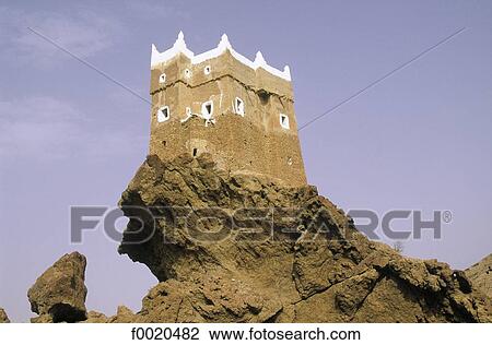 Yemen, Al Mukalla, citadel View Large Photo Image Stock Image - Yemen, Al Mukalla, citadel. Fotosearch