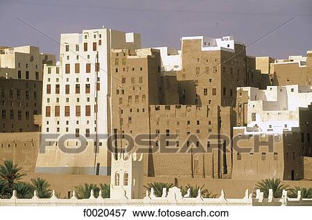 Stock Photo - Yemen, Shibam, Manhattan of the desert. Fotosearch